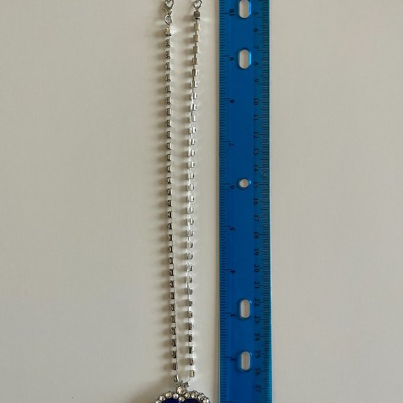 Titanic Jewelry Set - Heart of the Ocean Necklace, Bracelet, Earrings, Ring, and - Picture 7 of 8